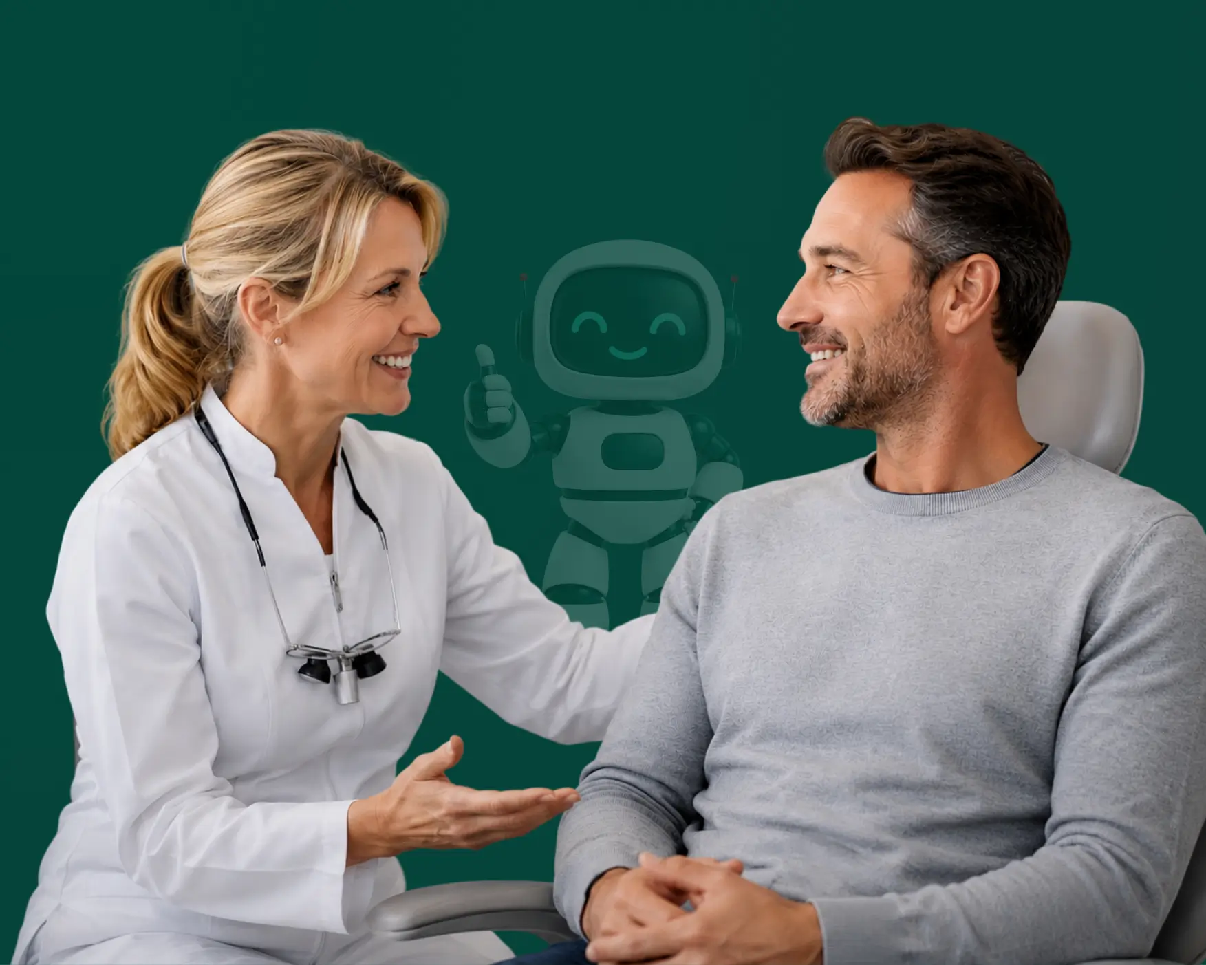 newio Care-Journey: Ärztin begleitet Patient über die Behandlung hinaus