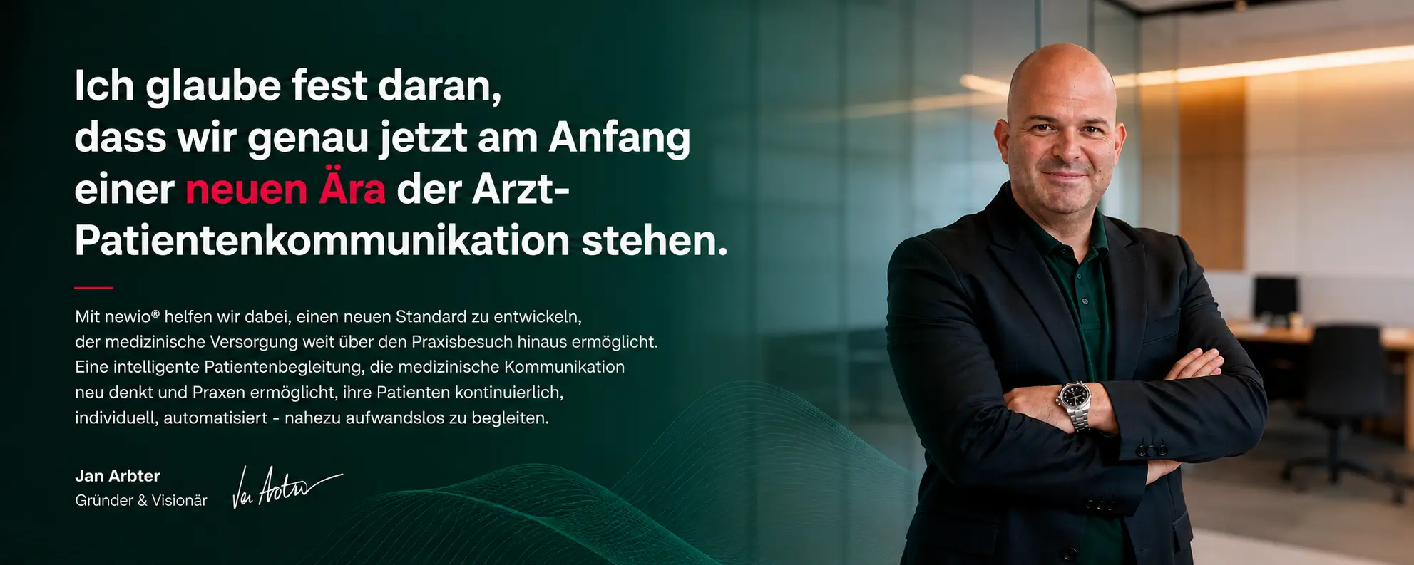 newio Vision: der Beginn einer neuen Ära der Arzt-Patientenkommunikation