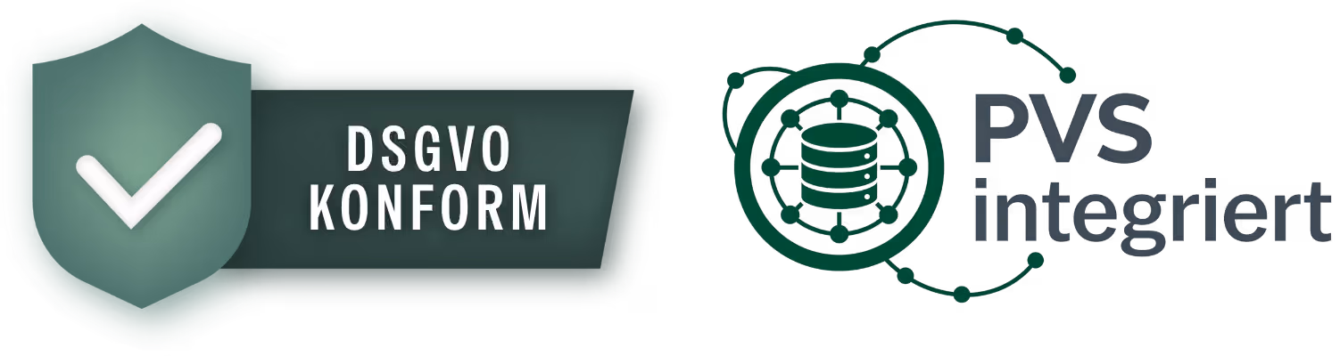 DSGVO Konform & PVS Integriert